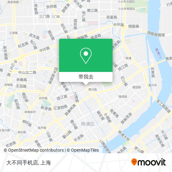 大不同手机店地图