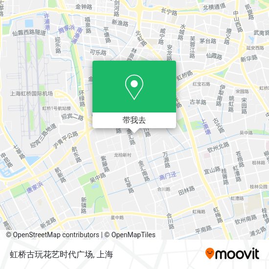 虹桥古玩花艺时代广场地图