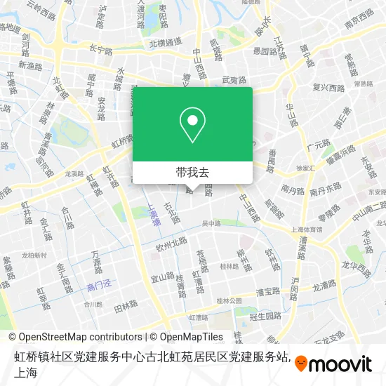 虹桥镇社区党建服务中心古北虹苑居民区党建服务站地图