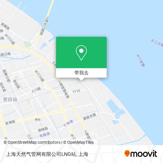 上海天然气管网有限公司LNG站地图