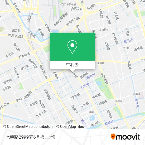 七莘路2999弄6号楼地图