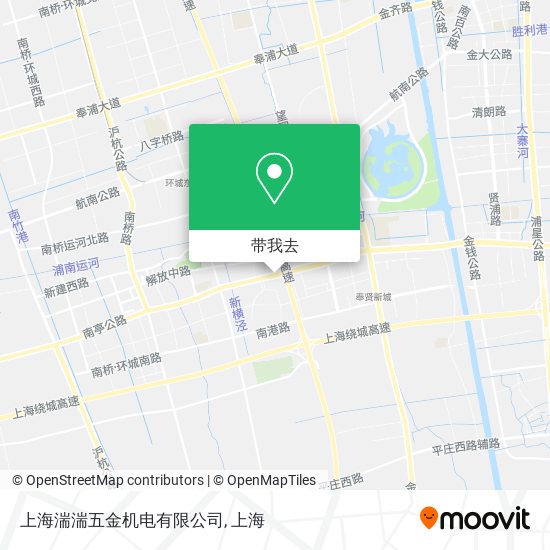 上海湍湍五金机电有限公司地图
