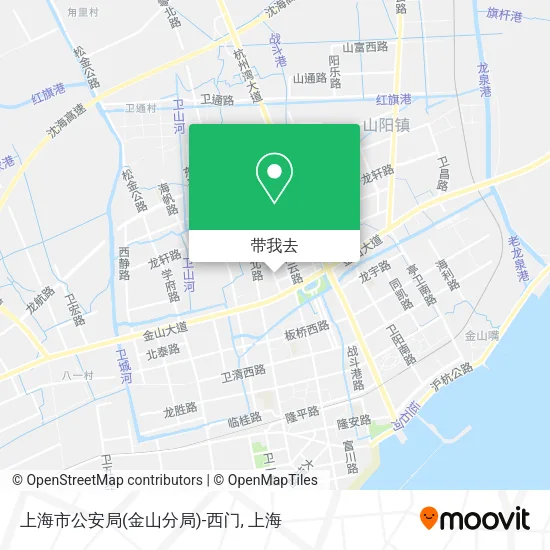 上海市公安局(金山分局)-西门地图