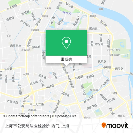 上海市公安局法医检验所-西门地图