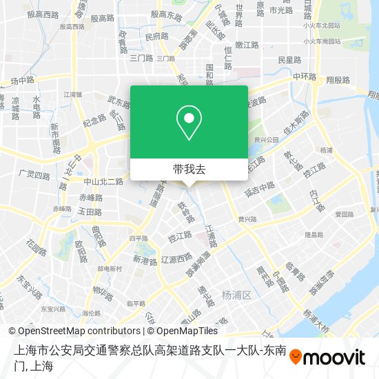 上海市公安局交通警察总队高架道路支队一大队-东南门地图