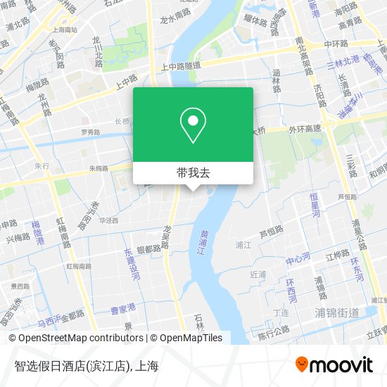 智选假日酒店(滨江店)地图