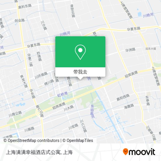上海满满幸福酒店式公寓地图