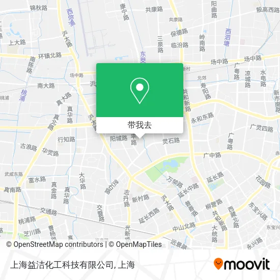 上海益洁化工科技有限公司地图