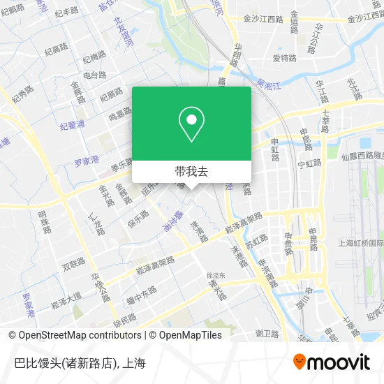 巴比馒头(诸新路店)地图