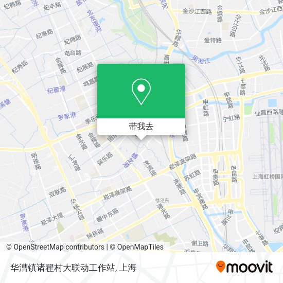 华漕镇诸翟村大联动工作站地图