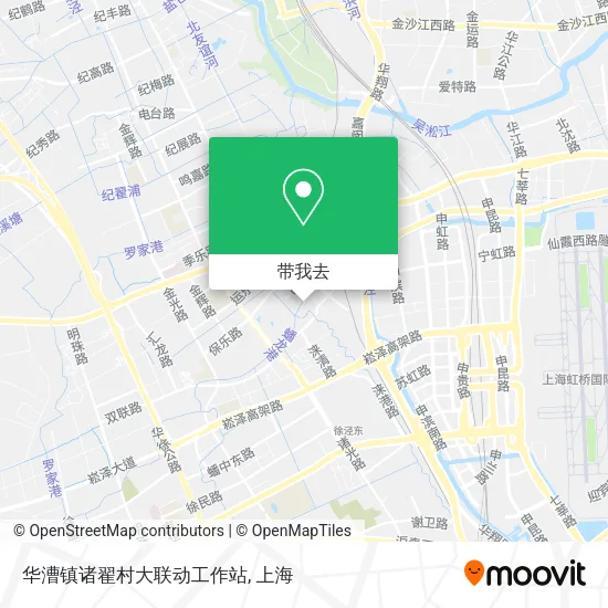 华漕镇诸翟村大联动工作站地图