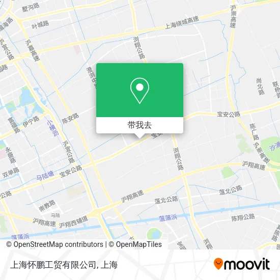 上海怀鹏工贸有限公司地图