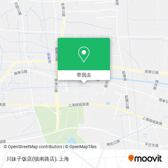 川妹子饭店(镇南路店)地图
