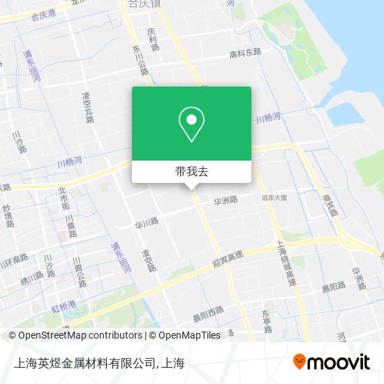 上海英煜金属材料有限公司地图