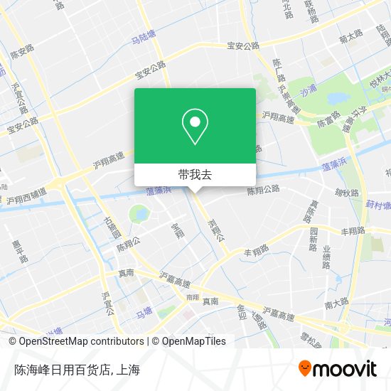 陈海峰日用百货店地图