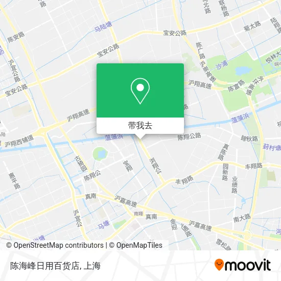 陈海峰日用百货店地图