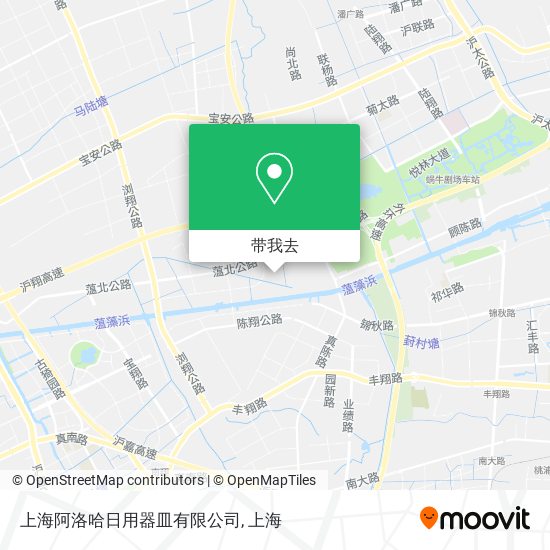 上海阿洛哈日用器皿有限公司地图