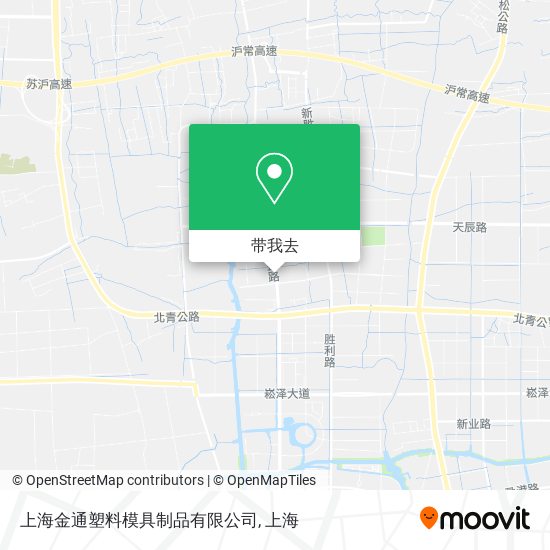 上海金通塑料模具制品有限公司地图