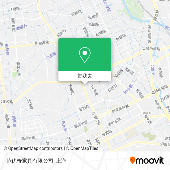 范优奇家具有限公司地图