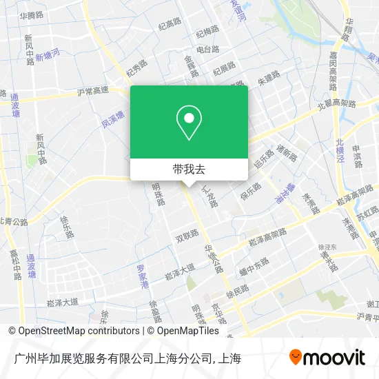 广州毕加展览服务有限公司上海分公司地图