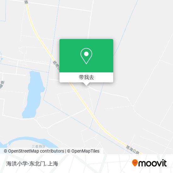 海洪小学-东北门地图