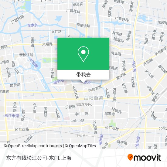 东方有线松江公司-东门地图