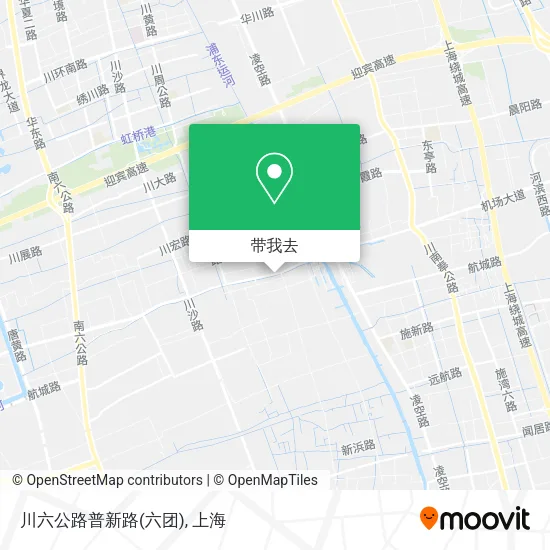 川六公路普新路(六团)地图
