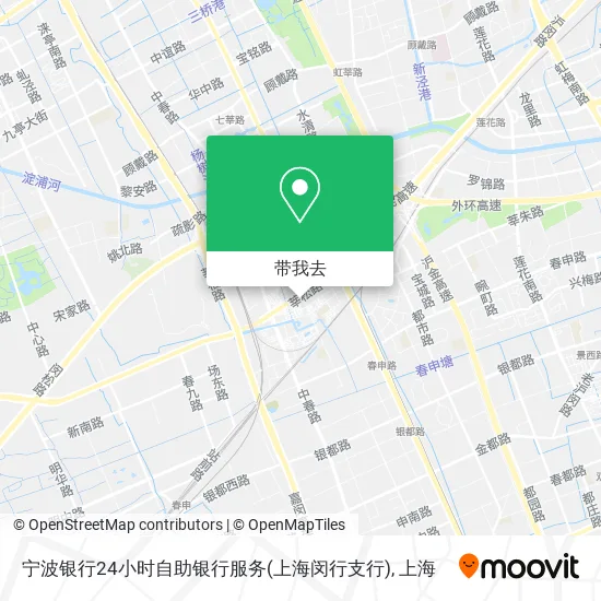 宁波银行24小时自助银行服务(上海闵行支行)地图