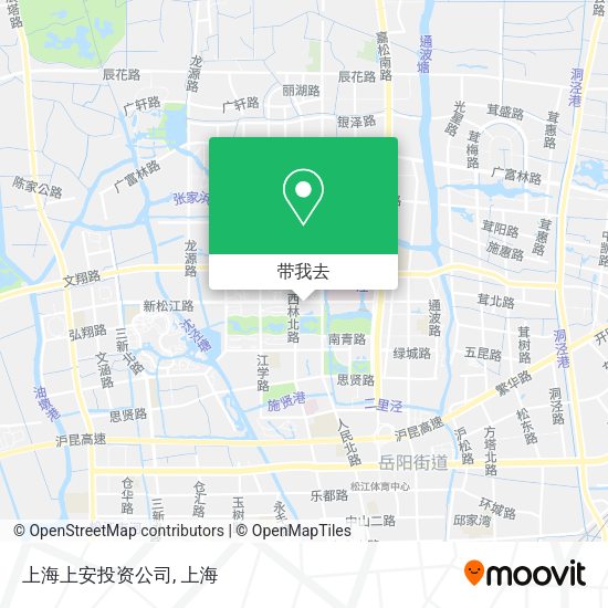 上海上安投资公司地图