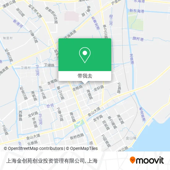 上海金创苑创业投资管理有限公司地图