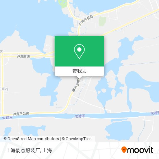上海韵杰服装厂地图