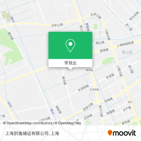 上海韵逸储运有限公司地图