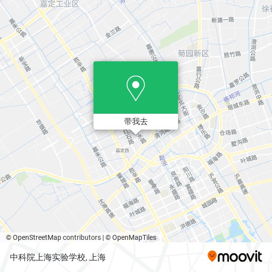 中科院上海实验学校地图