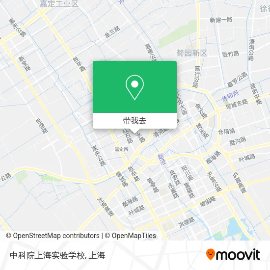 中科院上海实验学校地图