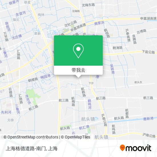 上海格德道路-南门地图