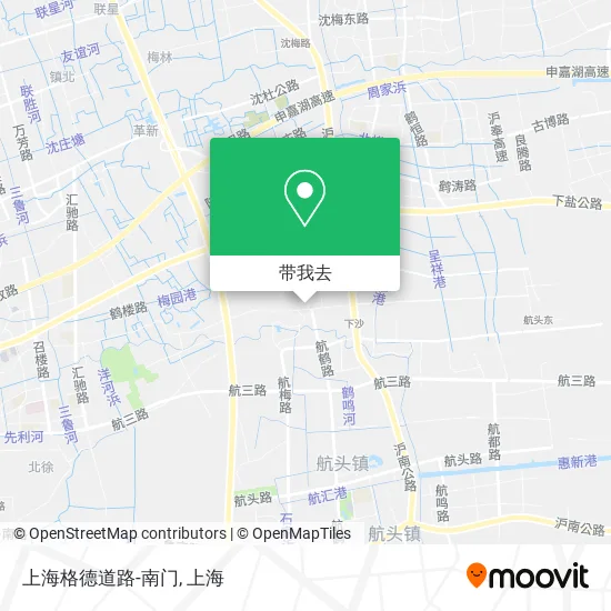 上海格德道路-南门地图