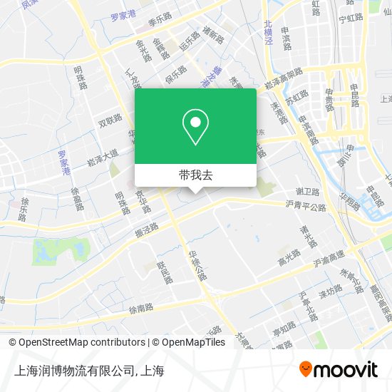 上海润博物流有限公司地图