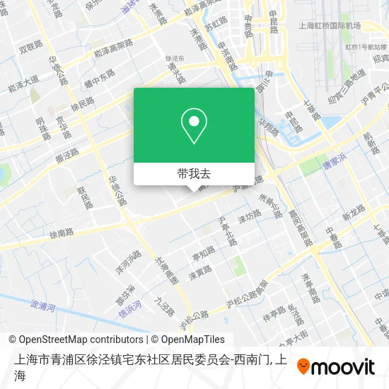 上海市青浦区徐泾镇宅东社区居民委员会-西南门地图