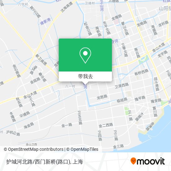 护城河北路/西门新桥(路口)地图