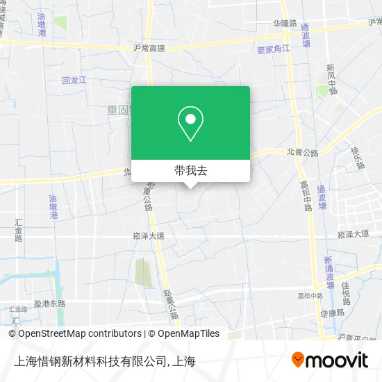 上海惜钢新材料科技有限公司地图