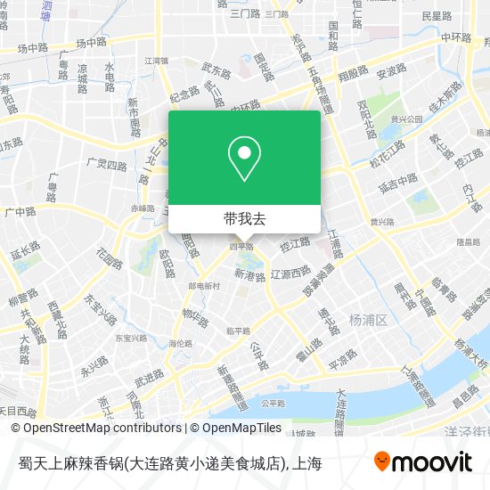蜀天上麻辣香锅(大连路黄小递美食城店)地图