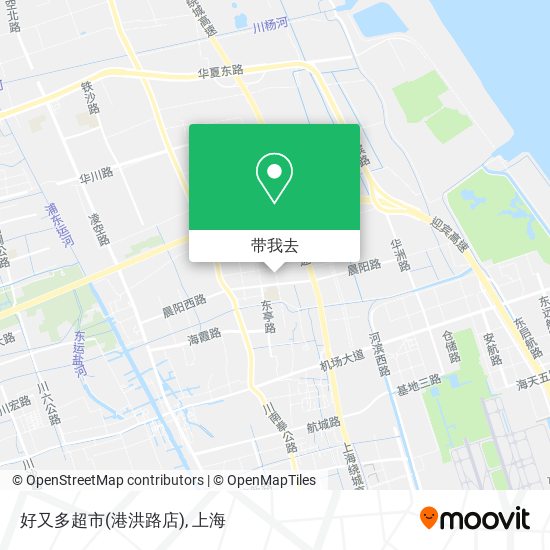 好又多超市(港洪路店)地图