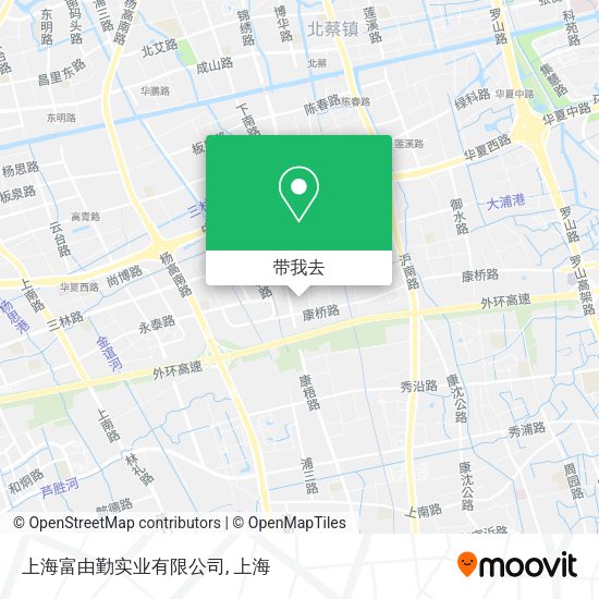 上海富由勤实业有限公司地图