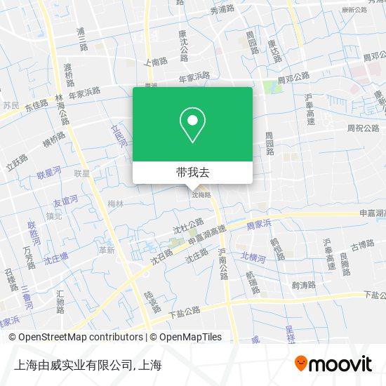 上海由威实业有限公司地图
