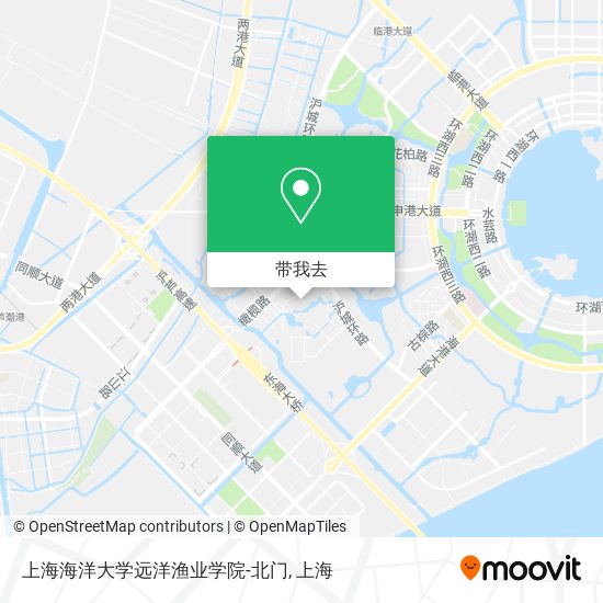 上海海洋大学远洋渔业学院-北门地图