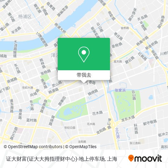 证大财富(证大大拇指理财中心)-地上停车场地图