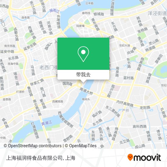 上海福润得食品有限公司地图
