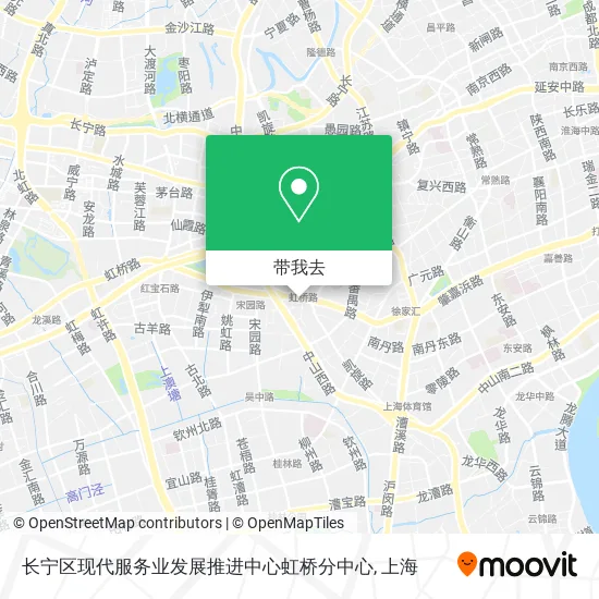 长宁区现代服务业发展推进中心虹桥分中心地图