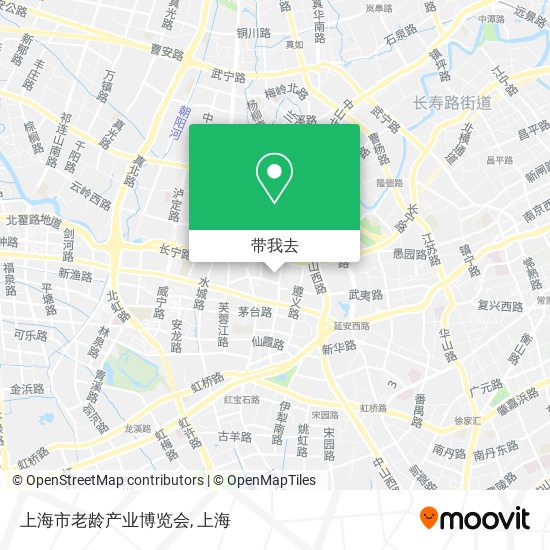 上海市老龄产业博览会地图