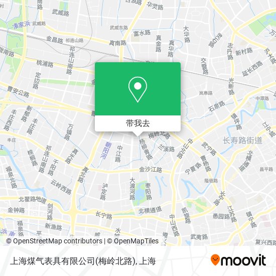 上海煤气表具有限公司(梅岭北路)地图